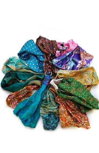 Ganesh Himal Trading - Wholesale Fashion Headband - Women's - Vintage Sari Headband1