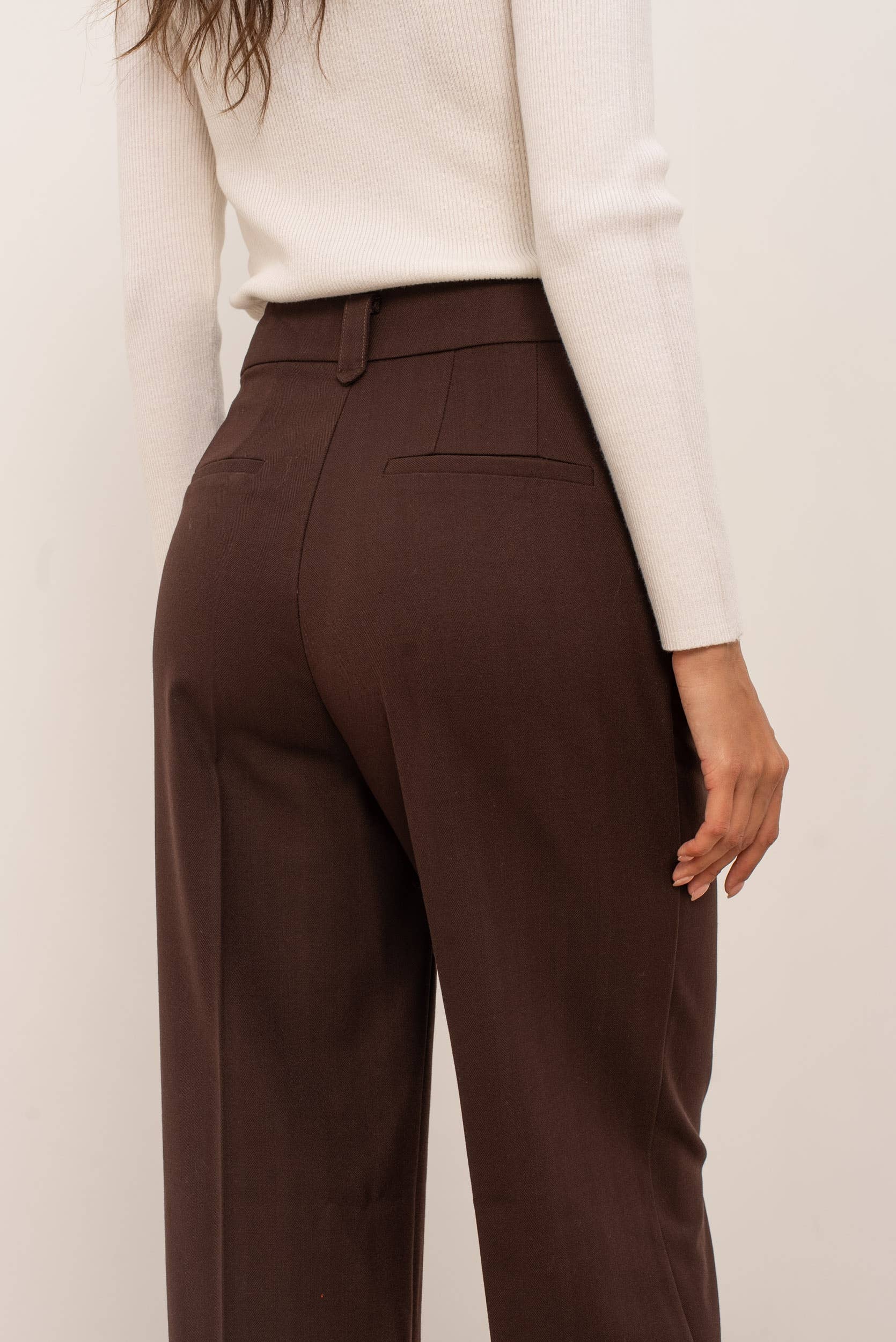 Attentif Paris - Wholesale Suit Pants - Women's - Straight-cut tailored trousers21