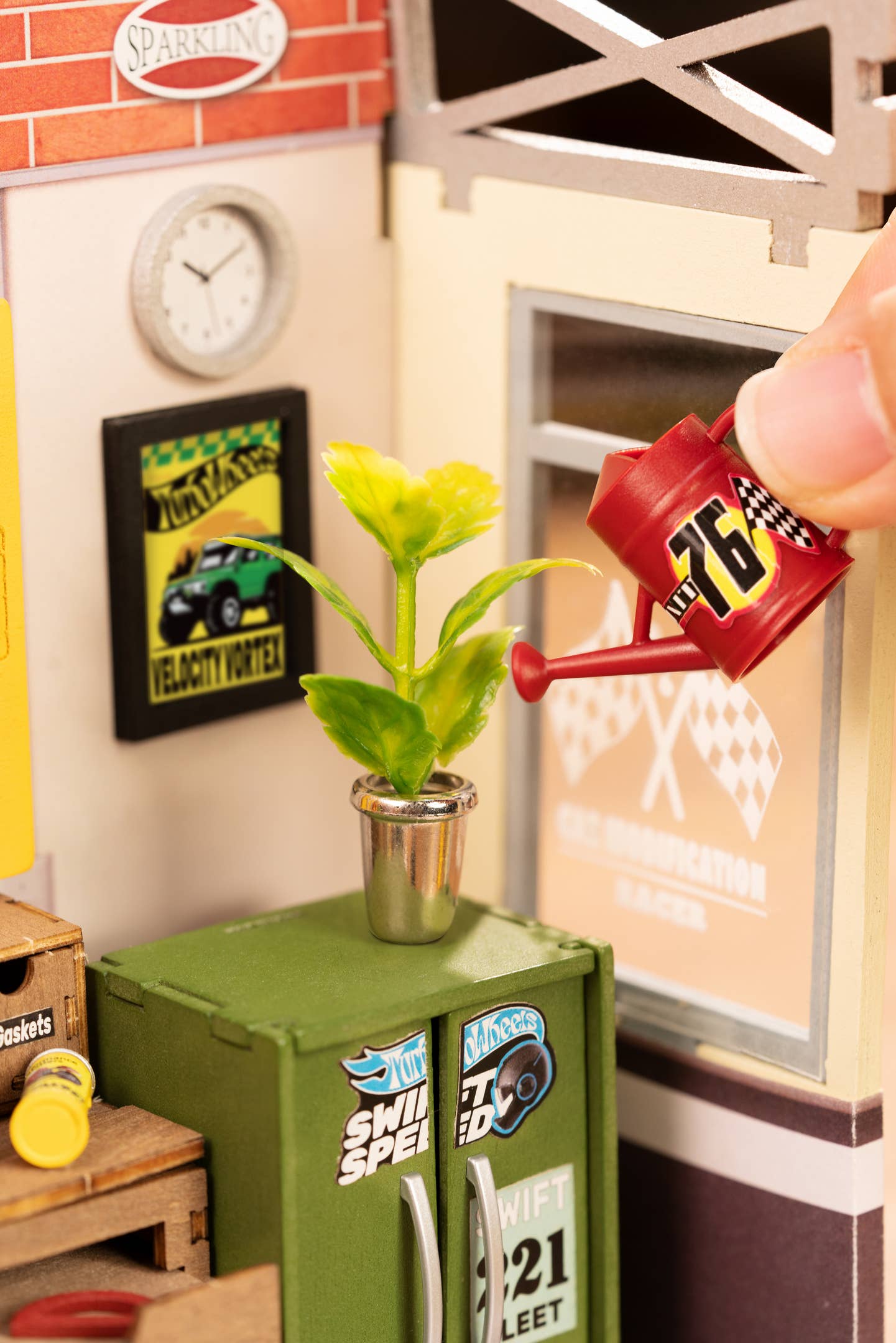 Hands Craft - Wholesale DIY Craft Kit - DIY Miniature House Kit: Garage Workshop10