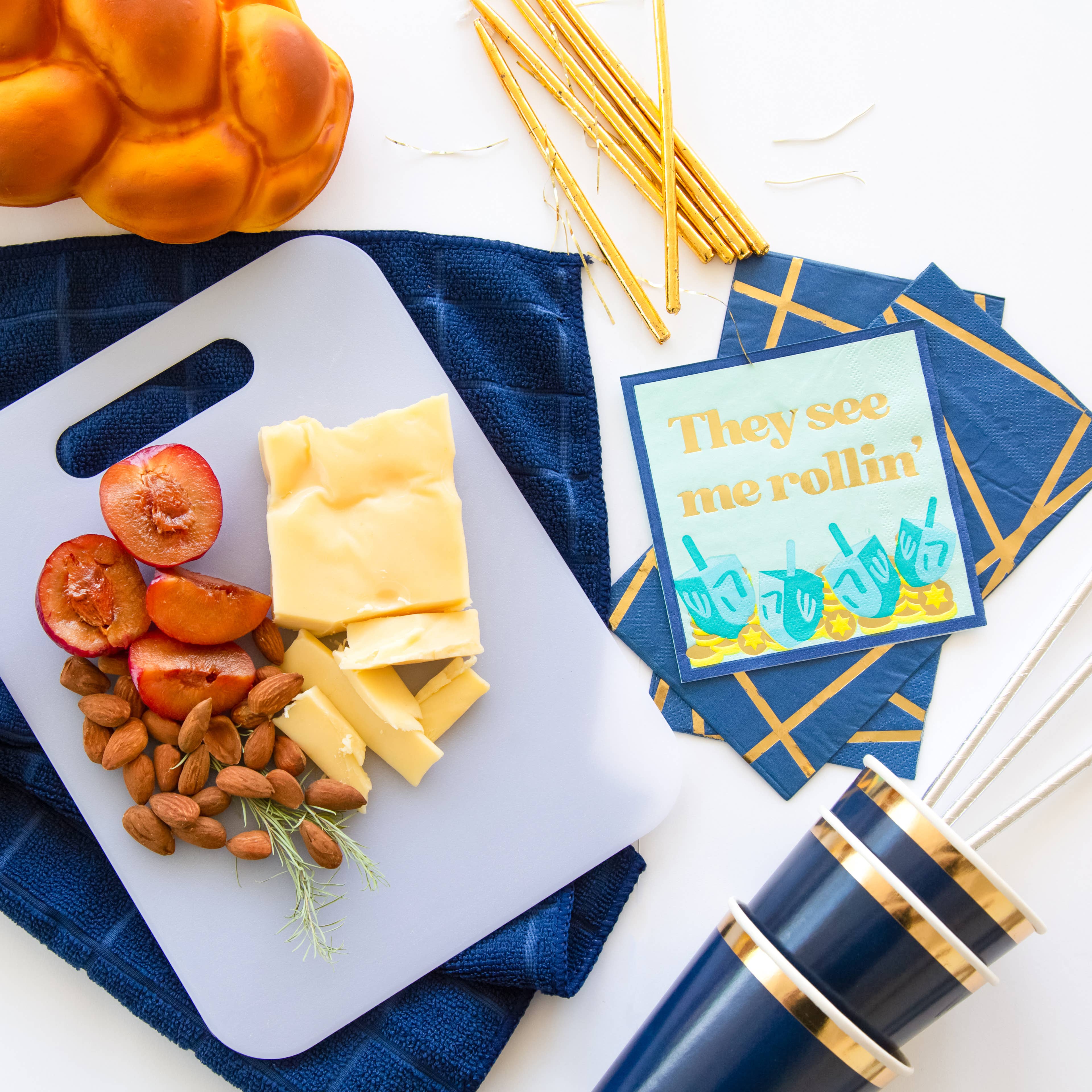 Jollity & Co. + Daydream Society - Wholesale Disposable Napkin - "They See Me Rollin'" Cocktail Napkins - 20 Pk.1