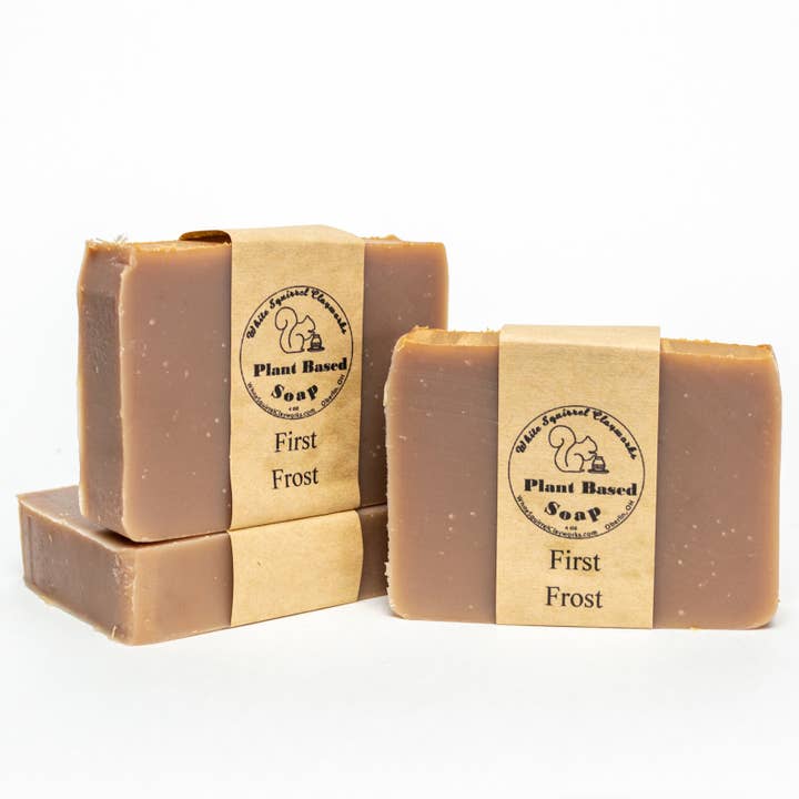 White Squirrel Clayworks - Wholesale Bar Soap - First Frost - Natural Hand Made Vegetable Based Soap - 4oz