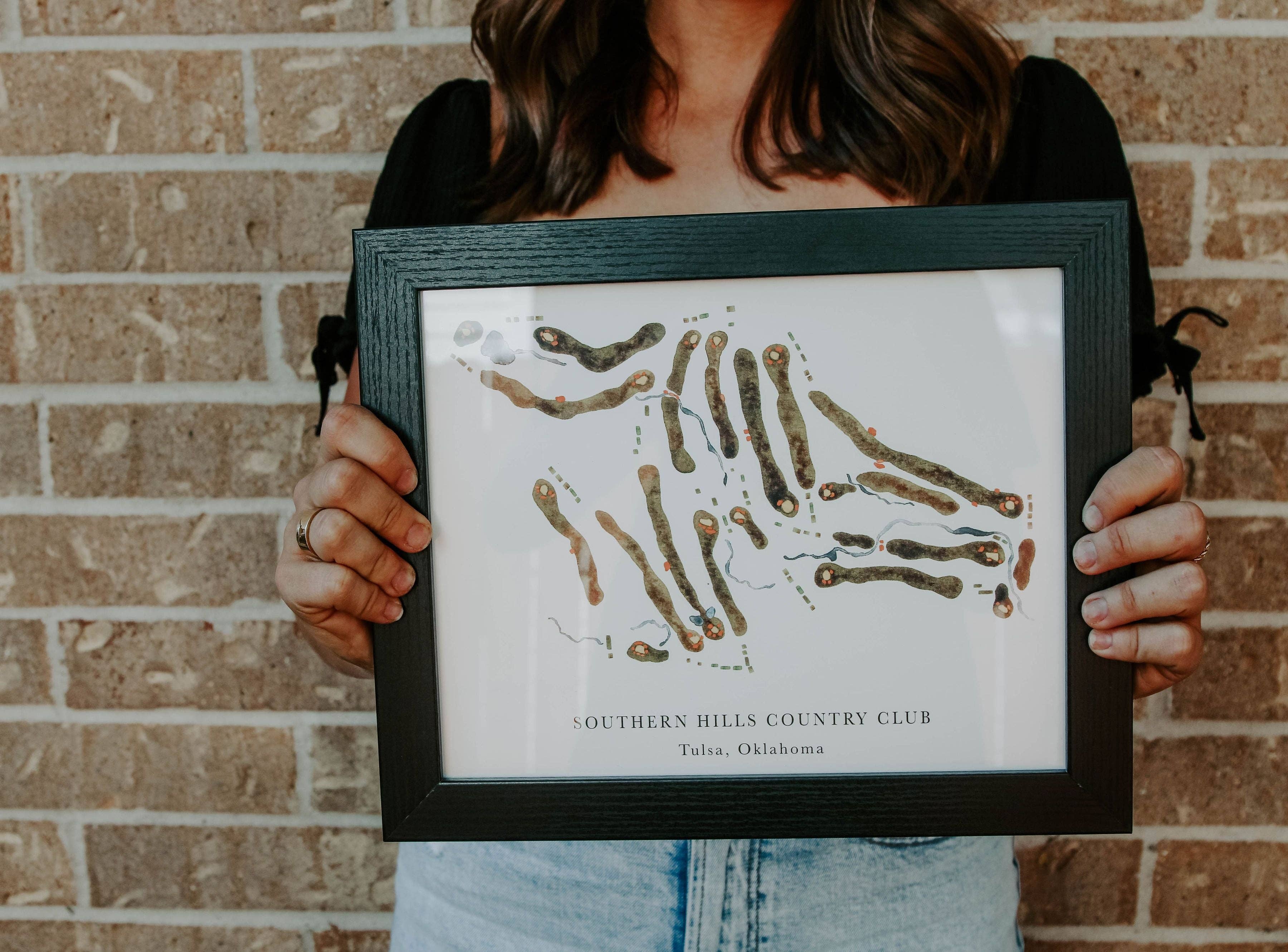 ally aiken design - Wholesale Art Print - Crown Colony Country Club Golf Print3