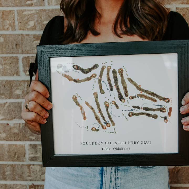 ally aiken design - Wholesale Art Print - Crown Colony Country Club Golf Print3