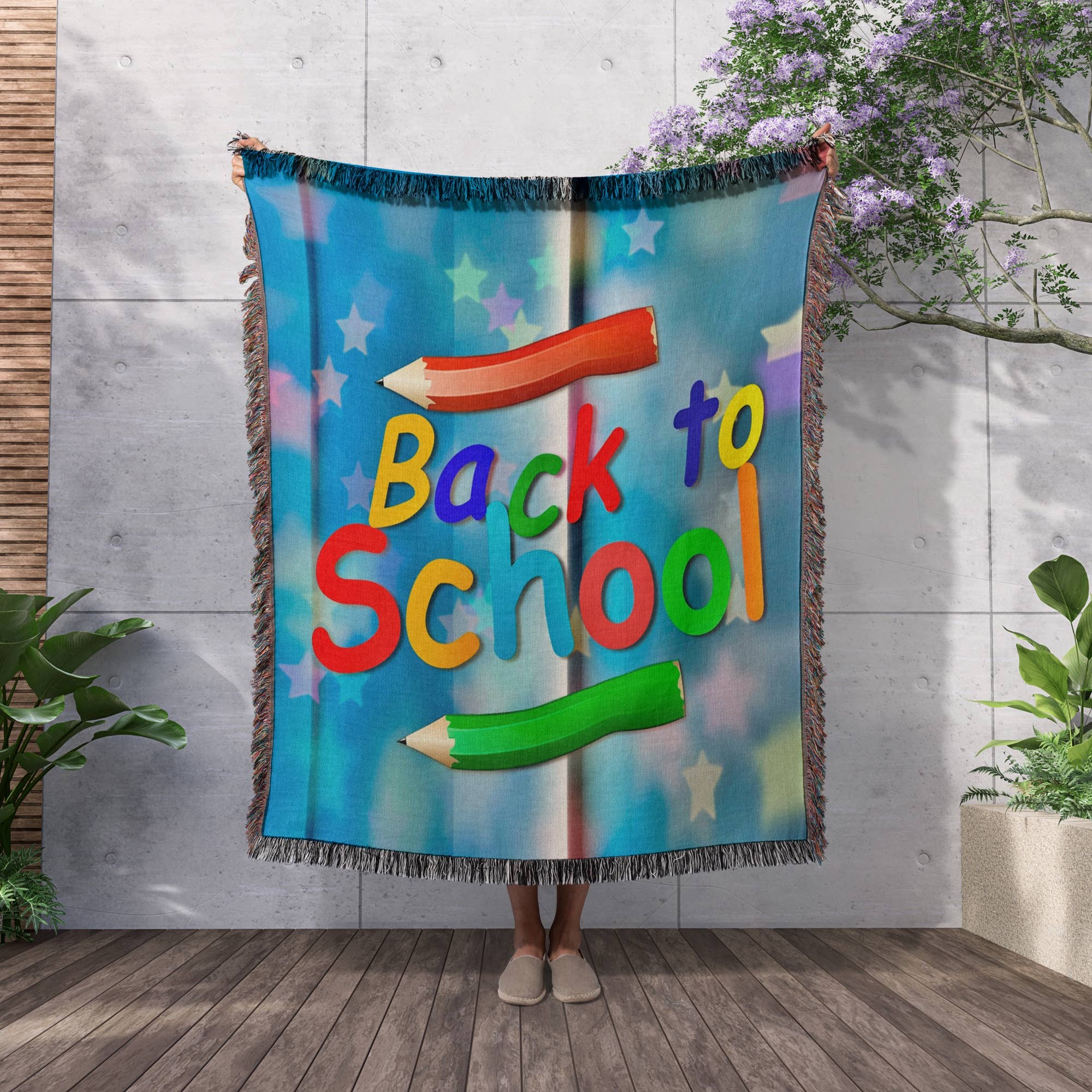 3dRose - Wholesale Throw Blanket - 3dRose, Back to School for Kids, Blanket2