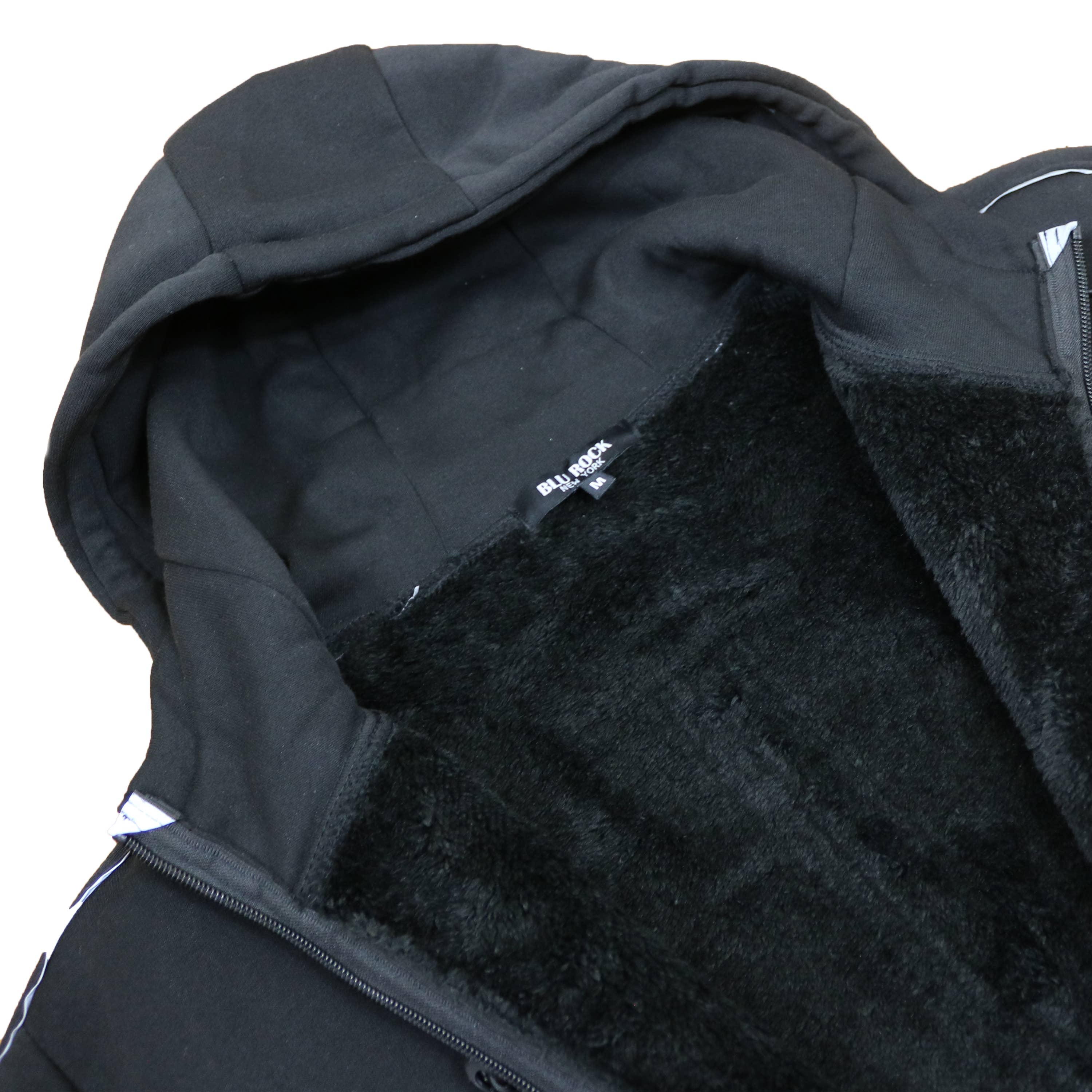 Galaxy By Harvic – wholesale Hoodie – Women's – Women's Loose-Fit Sherpa Fleece Lined Tech Full Zip Hoodie 4