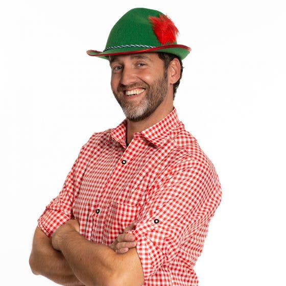 Partychimp – Engroshandel Festhat/krone – Oktoberfest Hat Grøn Basic - Festtilbehør1