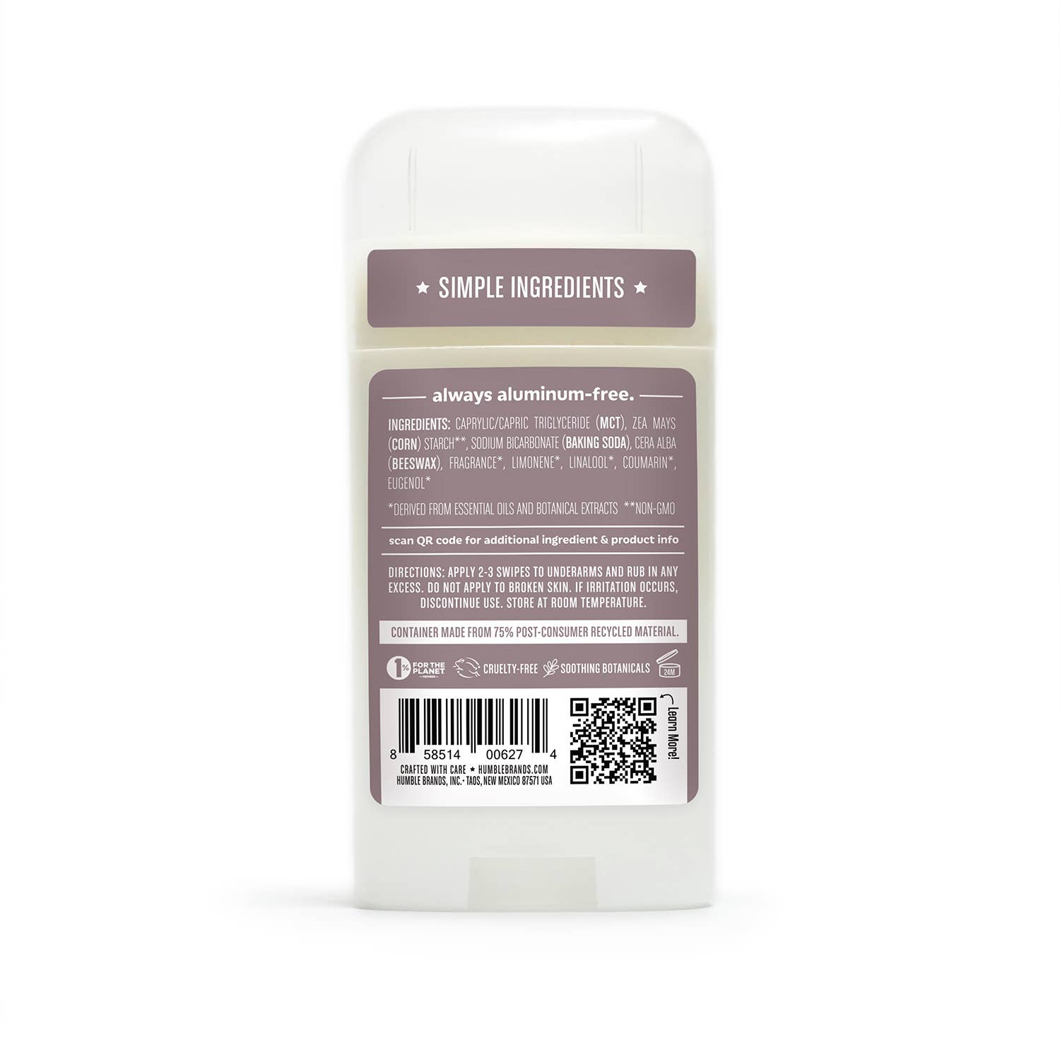 Humble Brands, Inc. - Wholesale Deodorant - Unisex - Patchouli & Copal Original Deodorant6