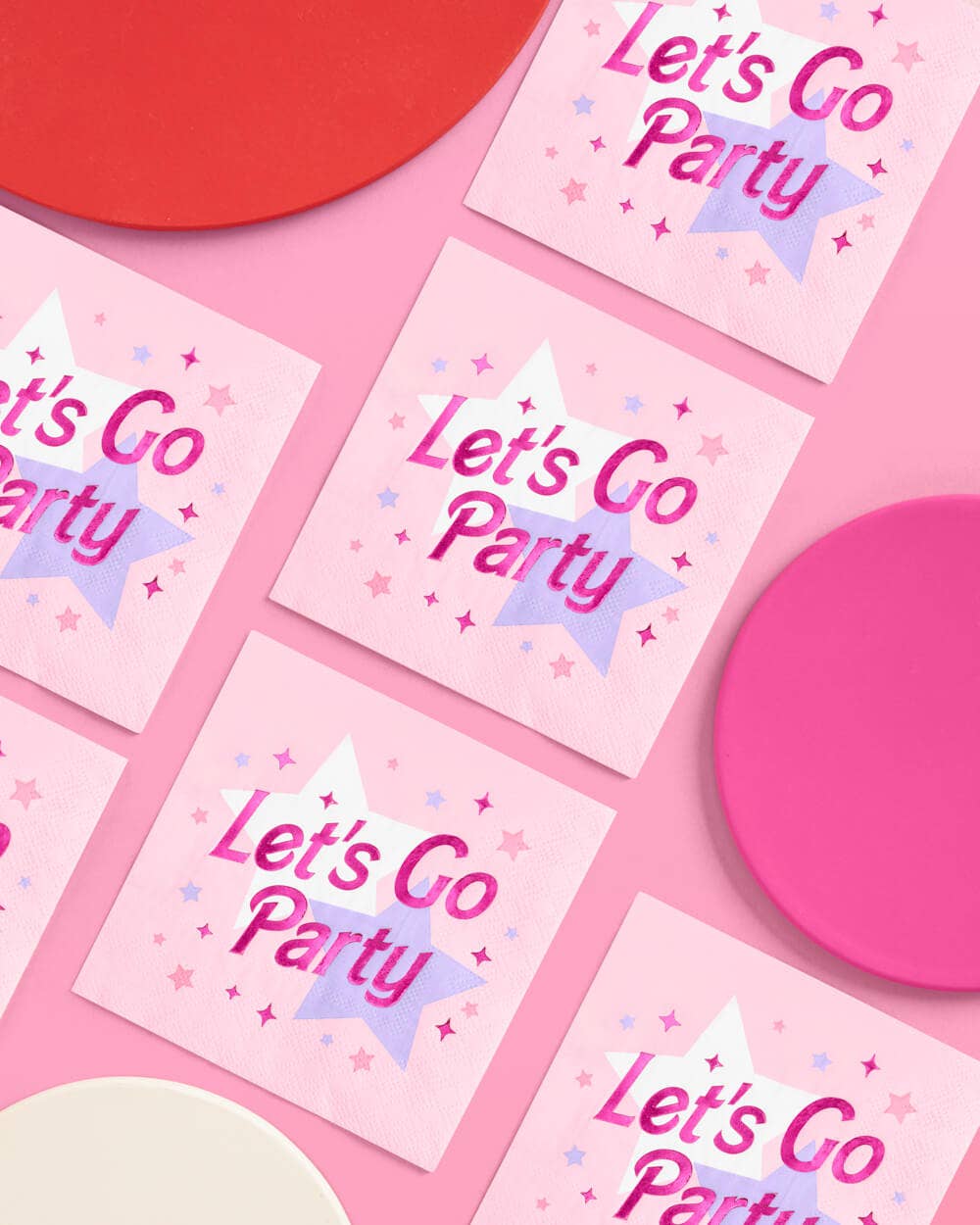 xo, Fetti - Wholesale Disposable Napkin - Let’s Go Party Pink Napkins | Pink Party, Bachelorette2