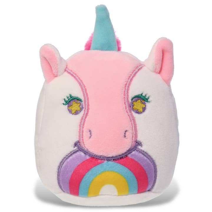 Cota Global - Wholesale Stuffed/Plush Toy - Kids & Baby - Snug-Mooshies Plush - Unicorn 4"