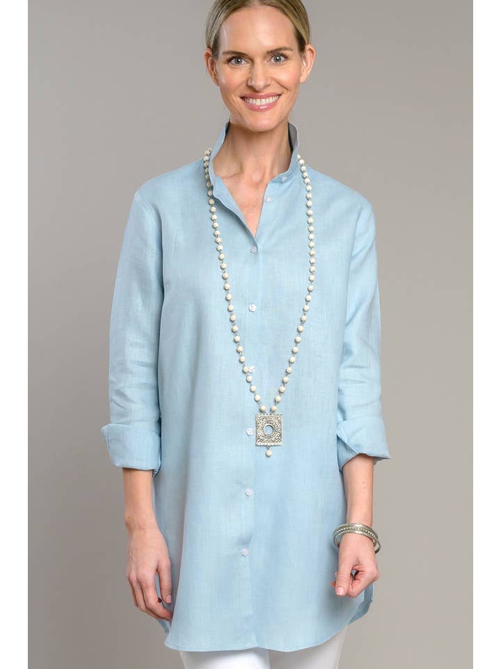 Arte Italica & Crown Linen Designs - Wholesale Tunic - Women's - Christina Linen Tunic - New Colors9