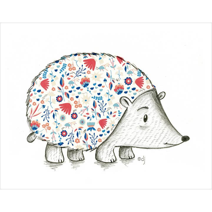 Hérisson pour la vente par Paper Lion Art