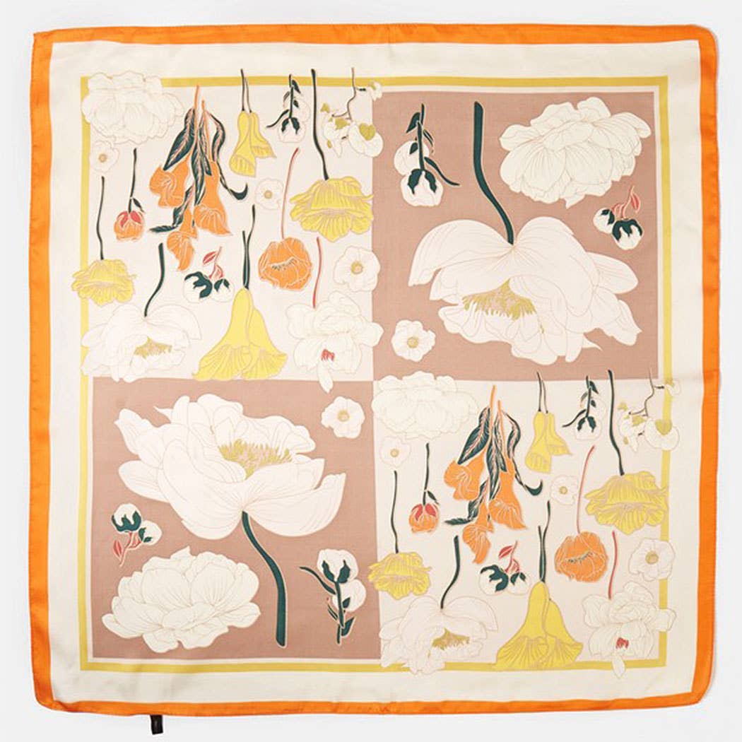 3AM BY H&D ACCESSORIES - Wholesale Bandana - Women's -  Flower Bandana2