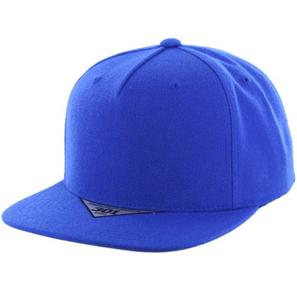 Zion Brand - Wholesale Flat Brim Cap - Unisex - BLANK 5 PANEL ACRYLIC FLAT BILL SNAPBACK CAP4