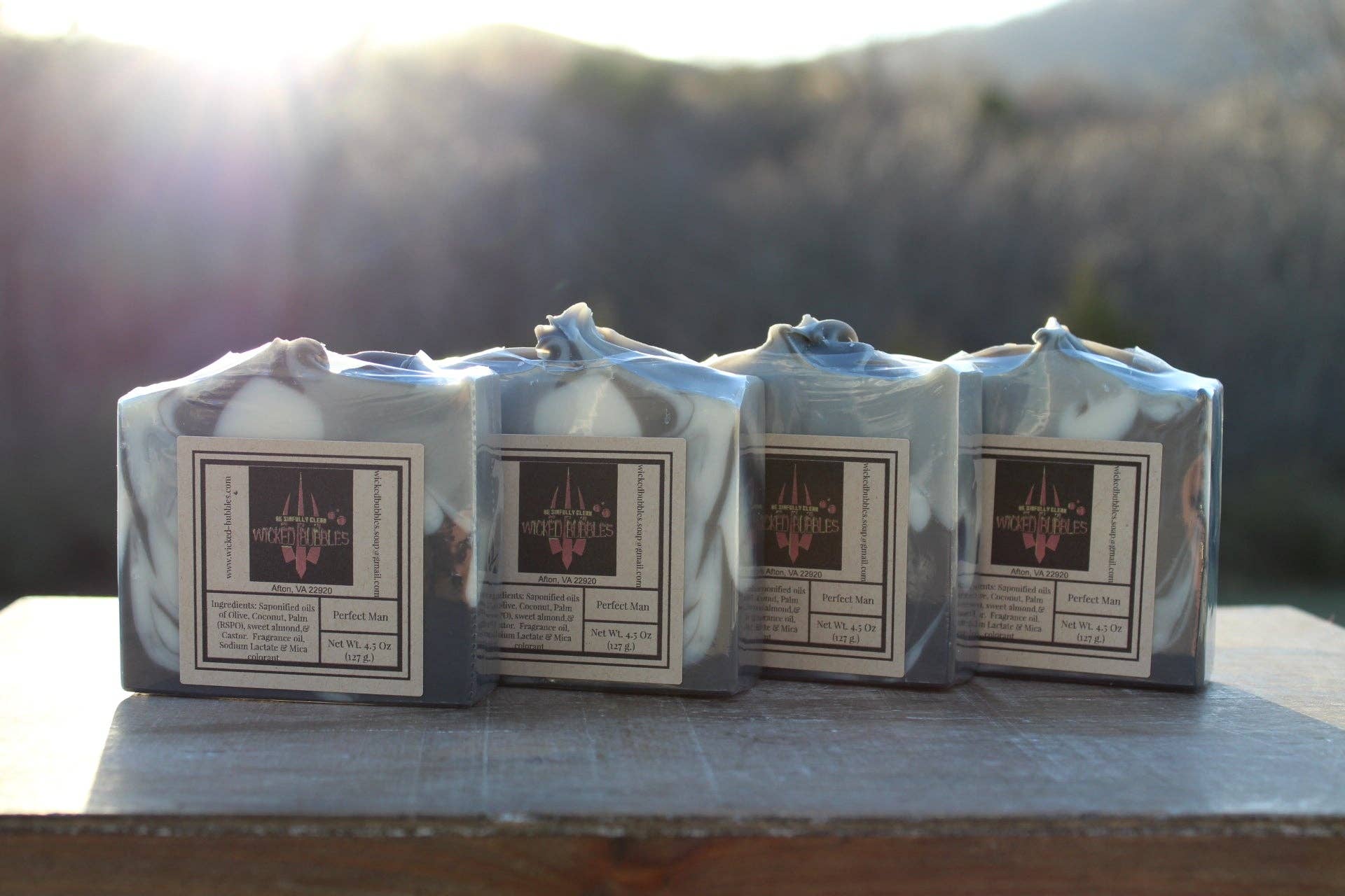 Wicked Bubbles LLC - Wholesale Bar Soap - The Perfect Man handmade soap6