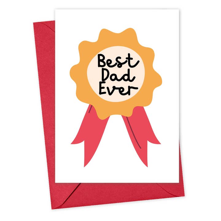 Happy Father's Day Card Ever Cute Fathers Day Gifts for Dad for wholesale by R is for Robo