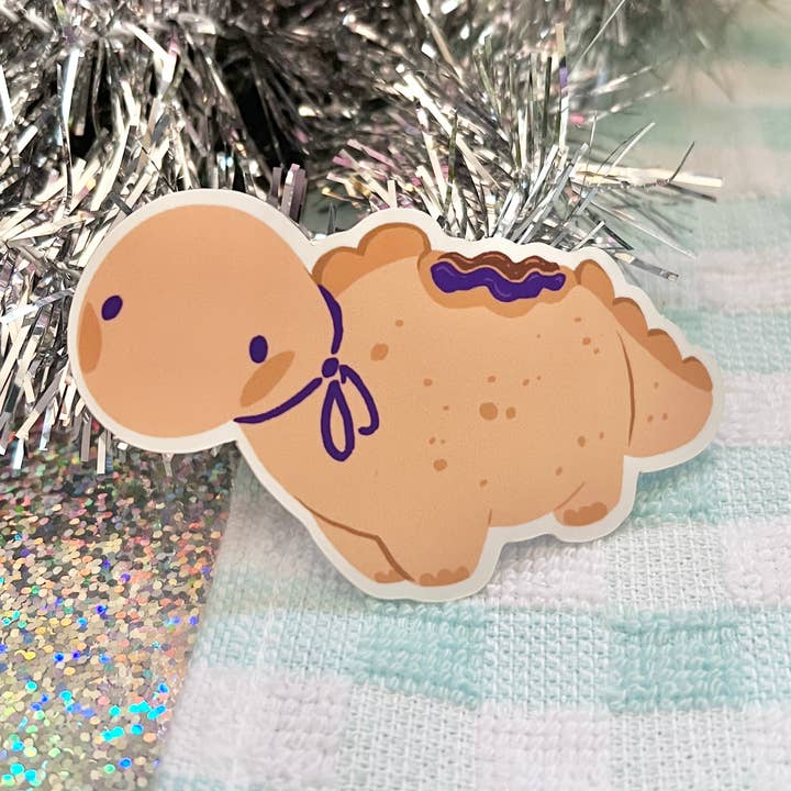 PB&J Dino ~ Sticker v.2 for wholesale by Woolblossom