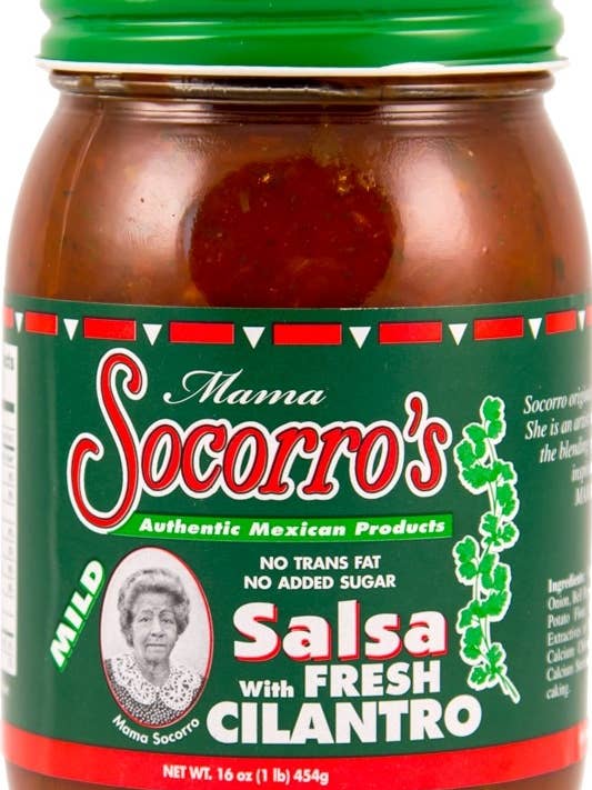 Mama Socorro's Mild Salsa With Fresh Cilantro 12 Pack for wholesale by Mama Socorro's