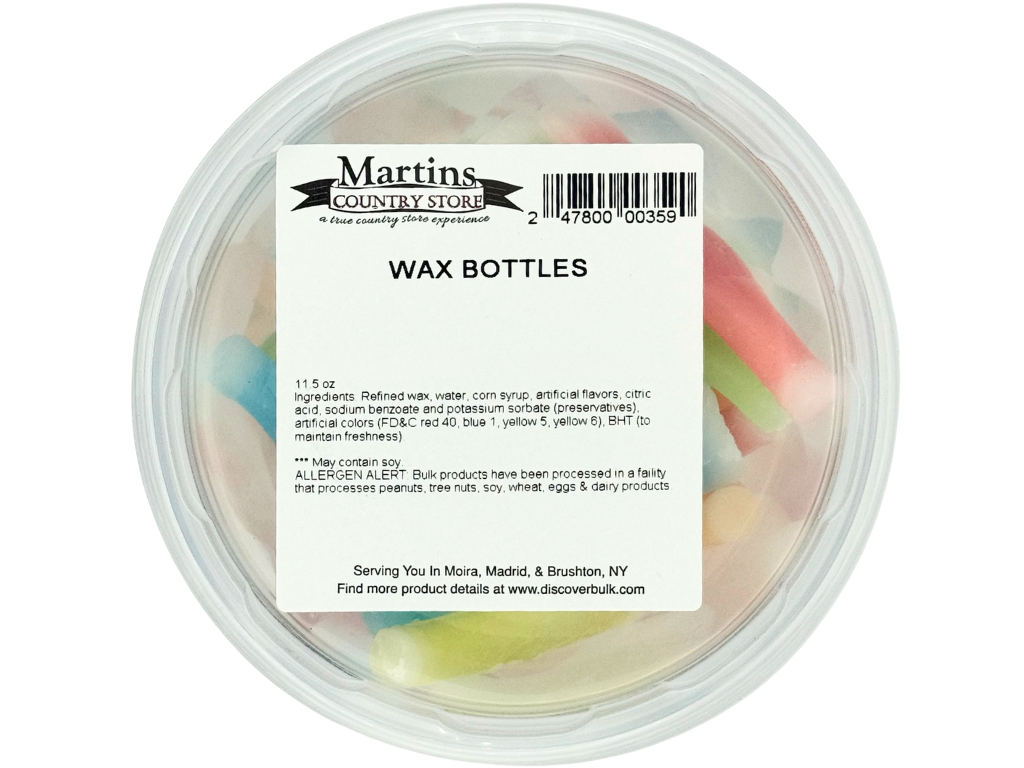 Martin's Country Store LLC - Wholesale Hard Candy - WAX BOTTLES 11.5oz3