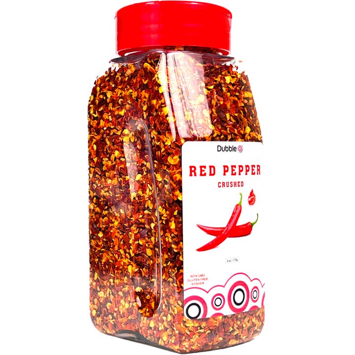 Dubble O - Wholesale Dried spice - Crushed Red Pepper / Chili Flakes - 6 oz.2