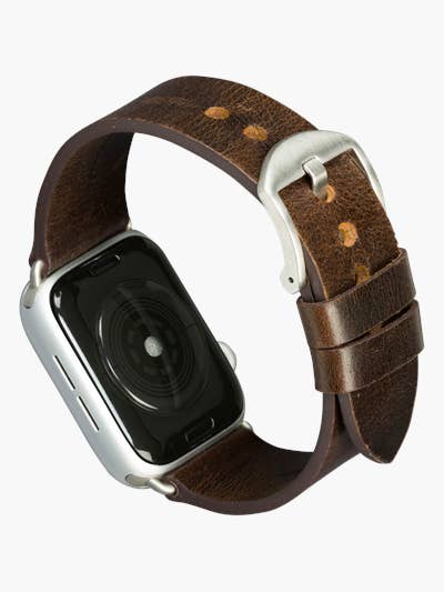 Bornholm - Correa de reloj 44 mm - marrón oscuro/plata para venta al por mayor de dbramante1928