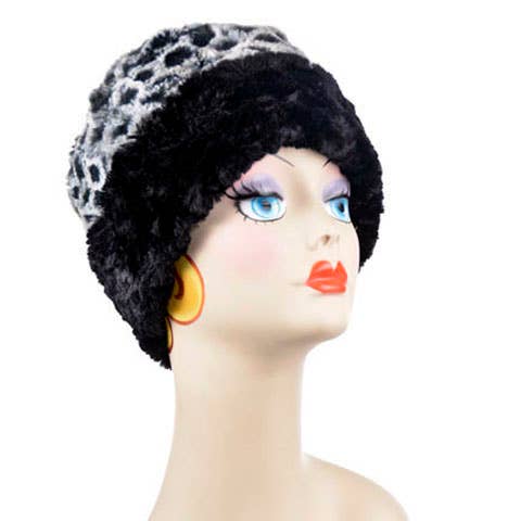 PANDEMONIUM - Wholesale Cloche Hat - Women's - Cuffed Pillbox, Reversible - Two-Tone6