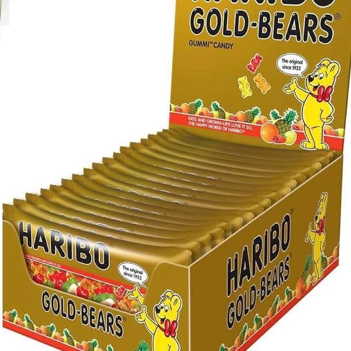 Long Island Candy Factory - Wholesale Gummy - Haribo GoldBears Gold Bear Gummy Gummi Candy 2 oz 24 count