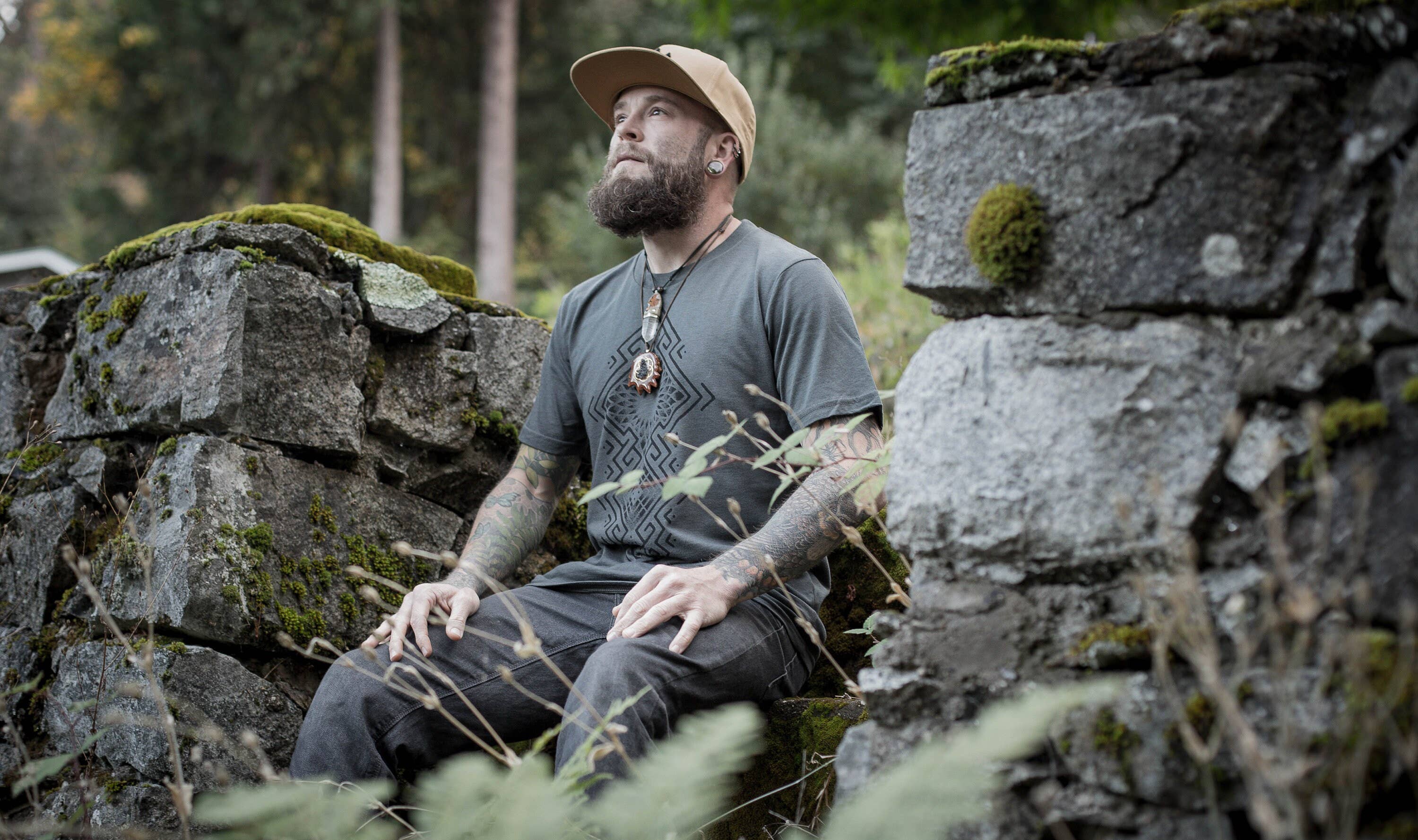 Sacred State Design - Wholesale Screen Printed T-Shirt - Men's - Being Hemp T-Shirt8