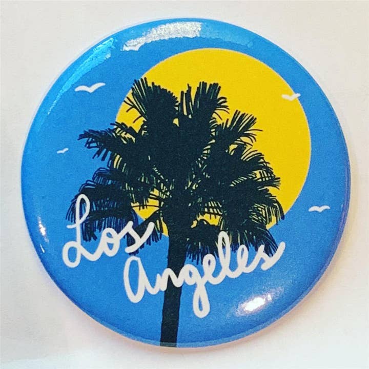 Aimant de Los Angeles Palmier La California Souvenir pour la vente par Made by Nilina