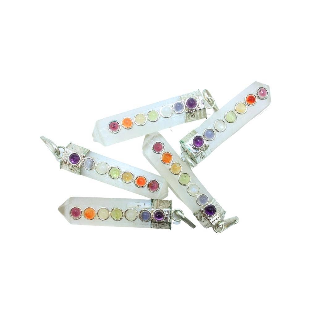 Earths Elements Wholesale - Wholesale Individual Charm/Pendant - Point Pendant - Chakra Selenite