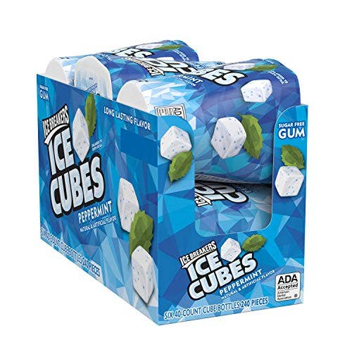 Ice Breakers Break Cube Btl Pepp 40pc 6 Per Box for wholesale by Shop The King