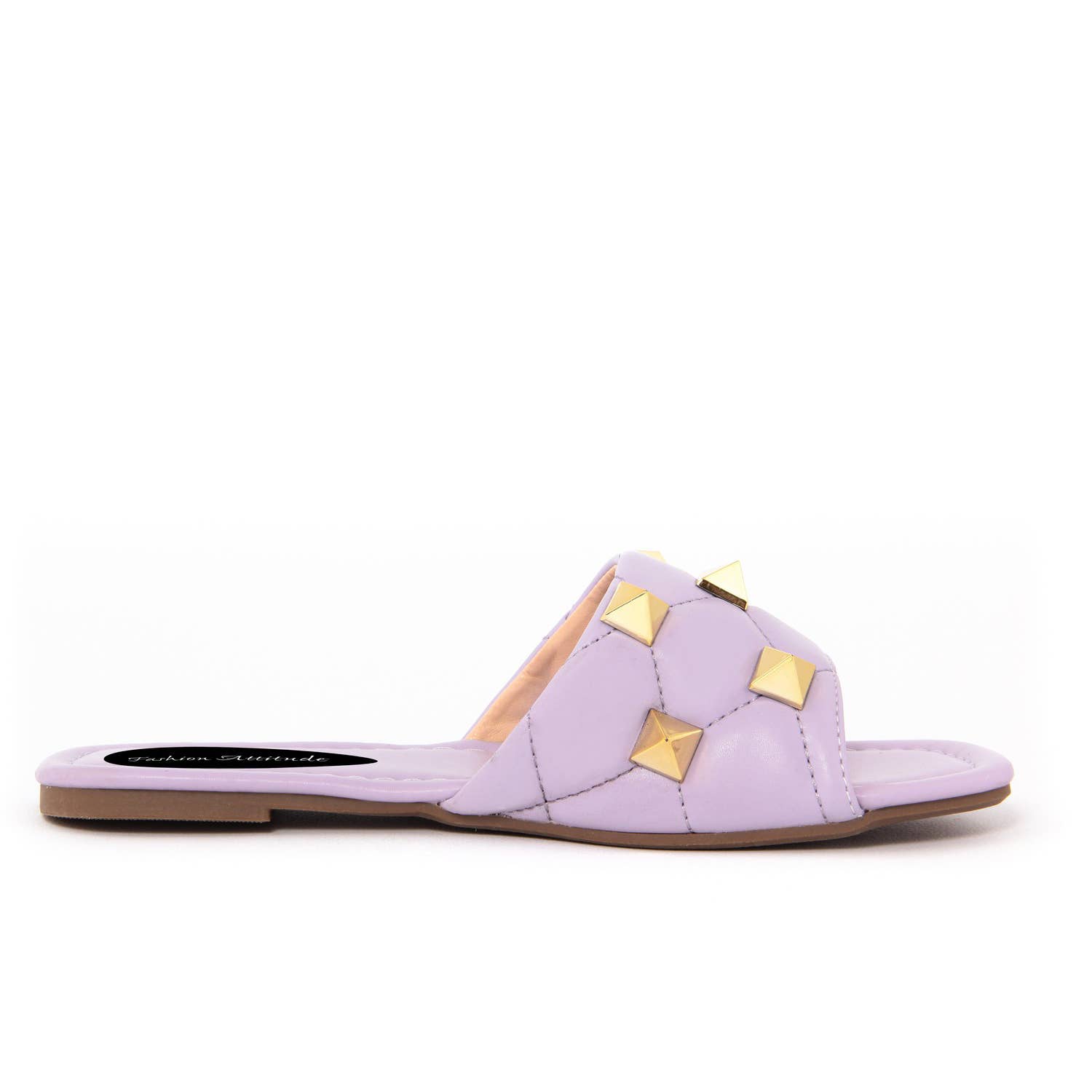 Viola Women's flat sandals color Purple - FAM_909_2C_PURPLE for wholesale on Faire1