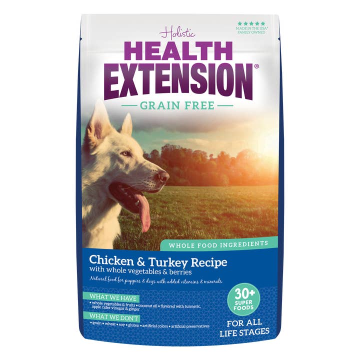 Grain Free Chicken & Turkey Recipe for wholesale by Health Extension Pet Care