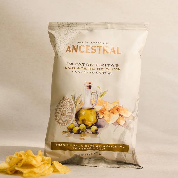 Sal de manantial Ancestral - Wholesale Chips - Potato Chips in 100% Olive Oil and Spring Salt0