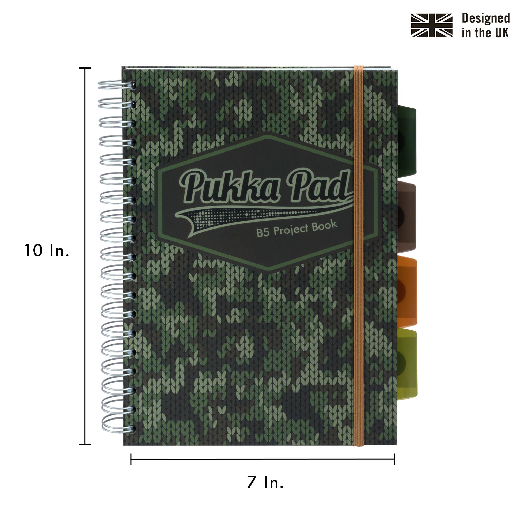 Pukka Pads North America - Wholesale Notebook - Camo Knit 5-subject hardcover notebook2
