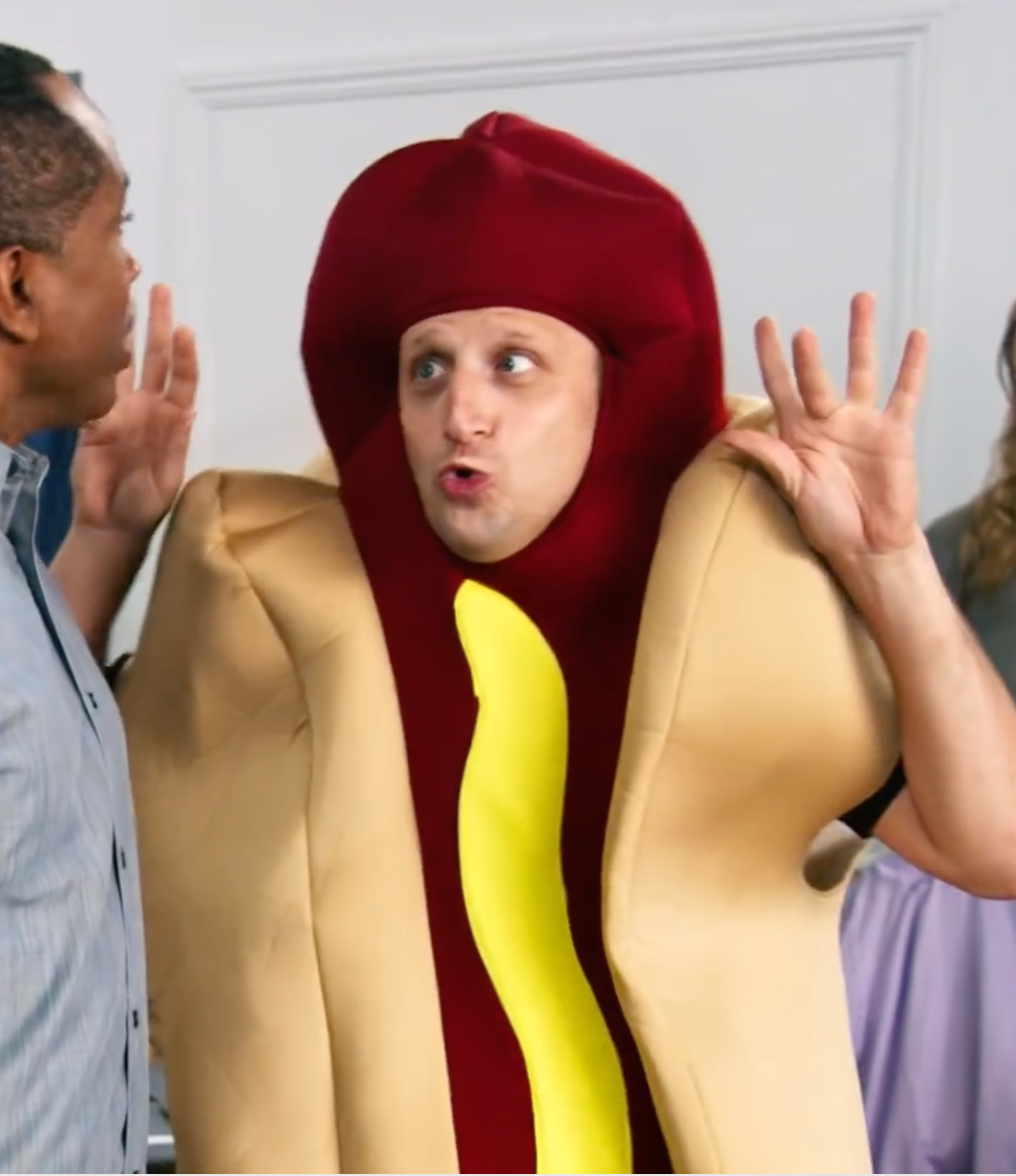 Celebs on Sandwiches - Wholesale Art Print - Tim Robinson - Hot Dogs - Watercolor Print4