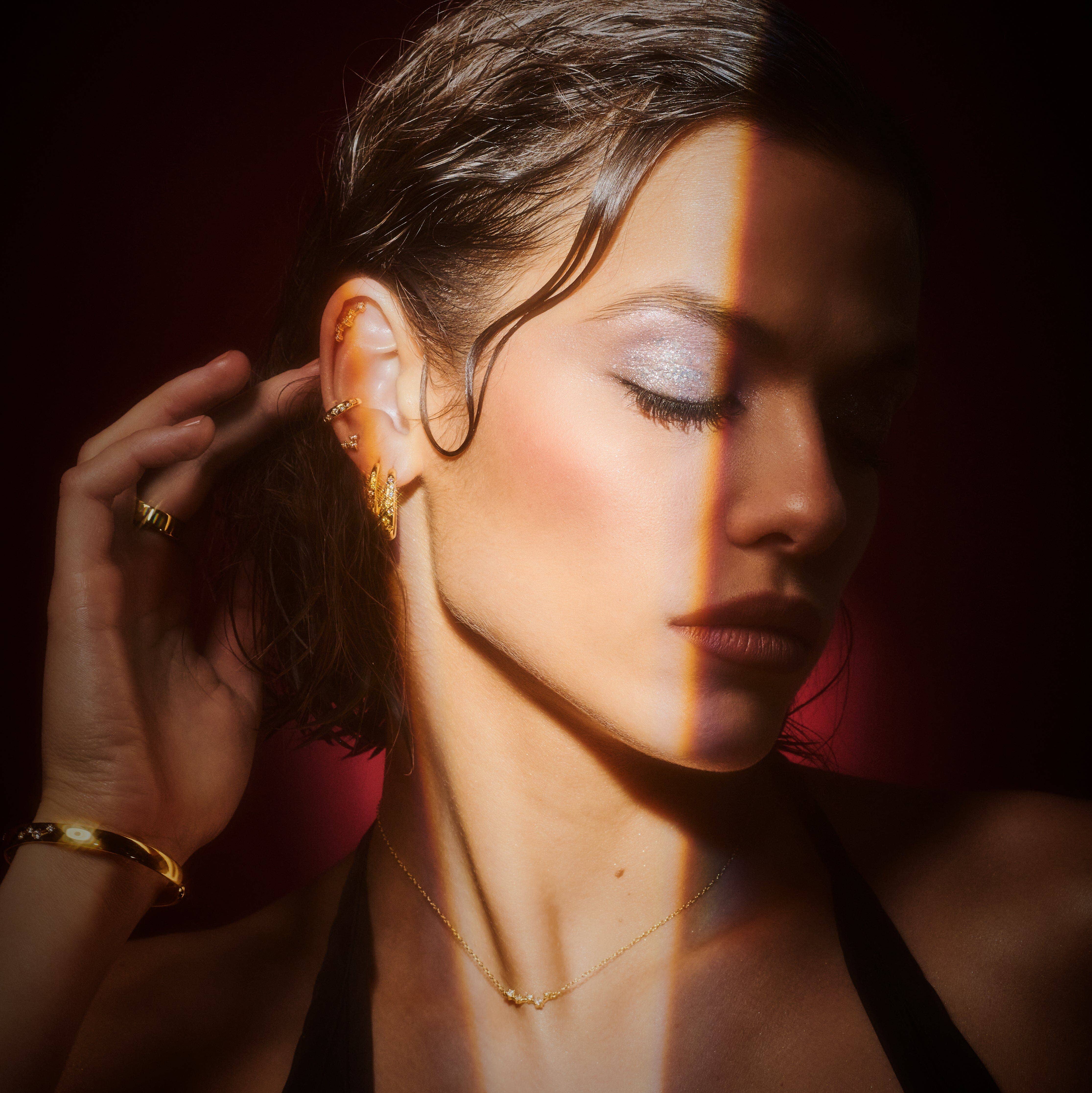 Nébuleuse Bijoux - Wholesale Single Earring - Lyra Blanche4