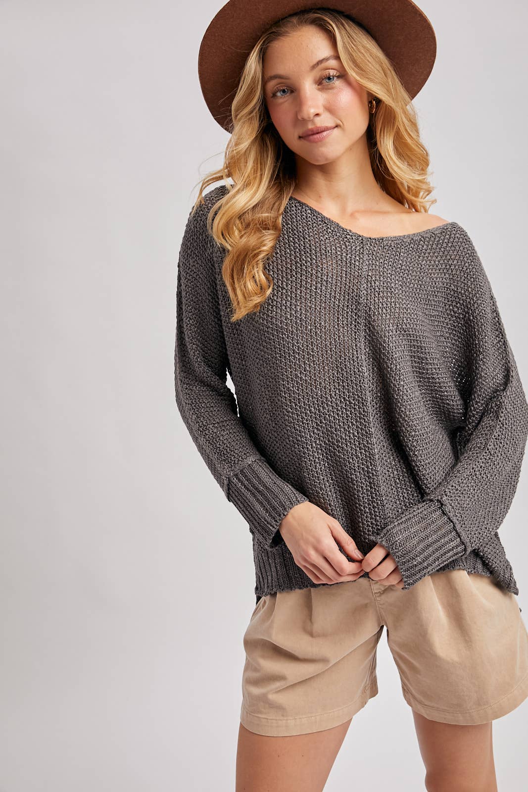 Bluivy - Wholesale Knit Sweater - Women's - REVERSE SEAM LOOSE FIT SWEATER18