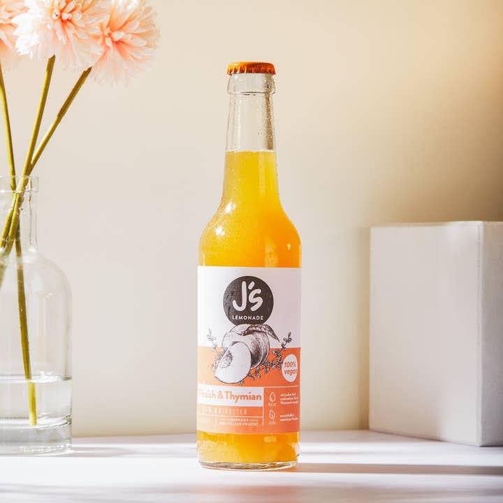 J´s Finest Beverages - Wholesale Soda/Carbonated Drink - Peach thyme
