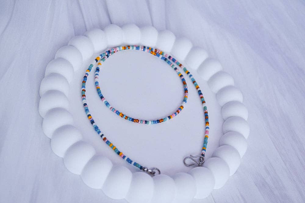 Linati Studio - Wholesale Beaded/Pearl Necklace - Necklace Summer Love1