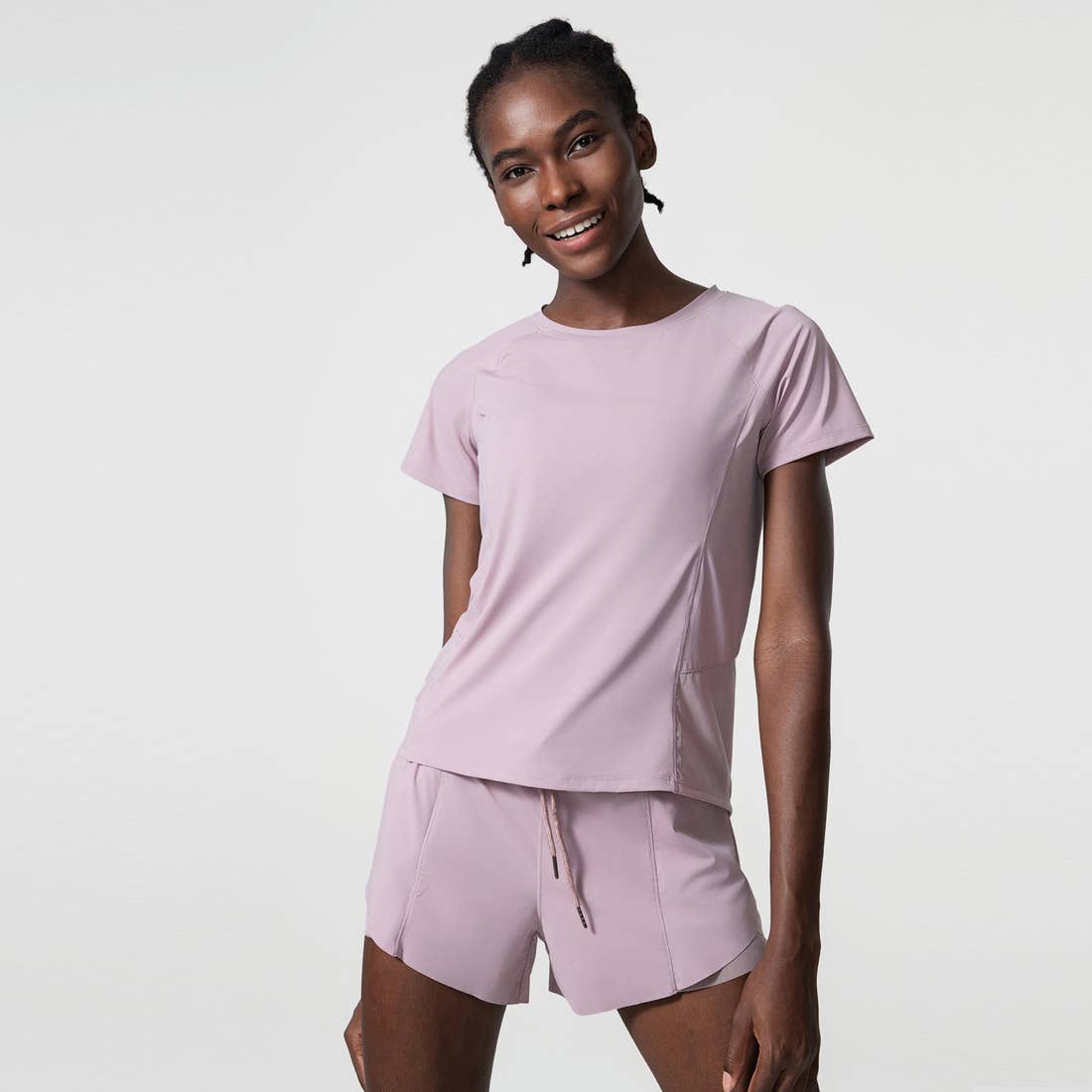 Sodalemon - Wholesale Athletic Top - Women's - Loose Breathable Yoga Wear Sport Breathable T-Shirt8