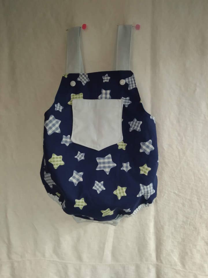 Reversible boys and girls romper for wholesale by Athena's Custom Design