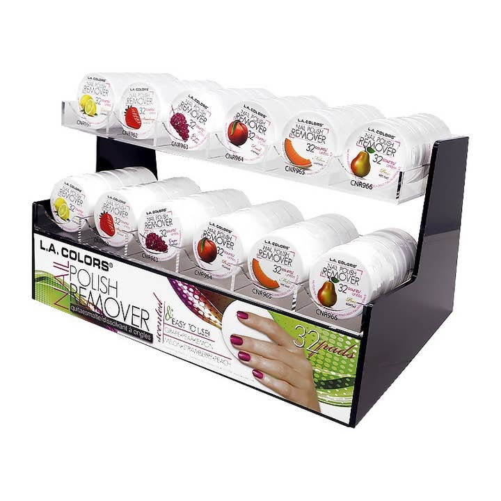 PINEAPPLE Beauty - Wholesale Nail Polish Remover - LA Colors CAD15.1 Nail Polish Remover Pads Display - 144pc