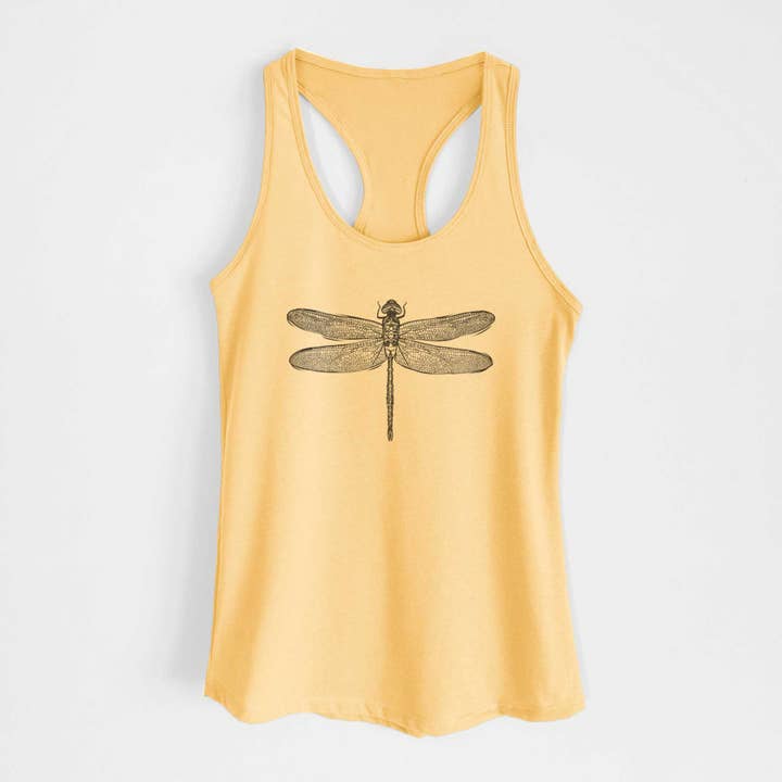 Because Tees - Wholesale Tank Top - Women's - Anax Junius - Green Darner Dragonfly - Women's Racerback Tanktop5