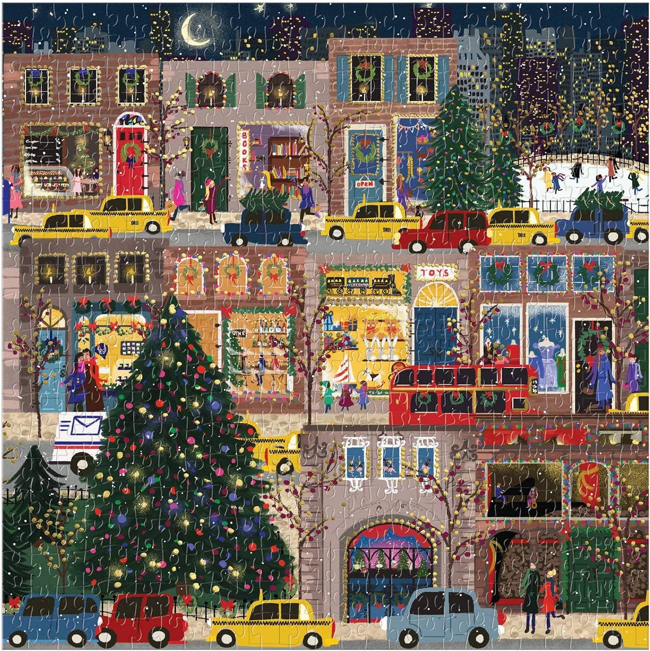Chronicle Books - Wholesale Puzzle - Adult - Winter Lights 500 Piece Foil Puzzle by Galison1
