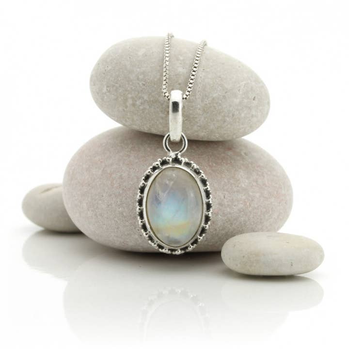 UniArt - Wholesale Pendant/Charm Necklace - Kanda Pendant, Gems in Sterling Silver2