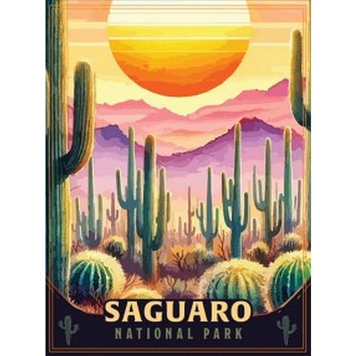 Saguaro Pintura Metalescapes por atacado de Signs 4 Fun