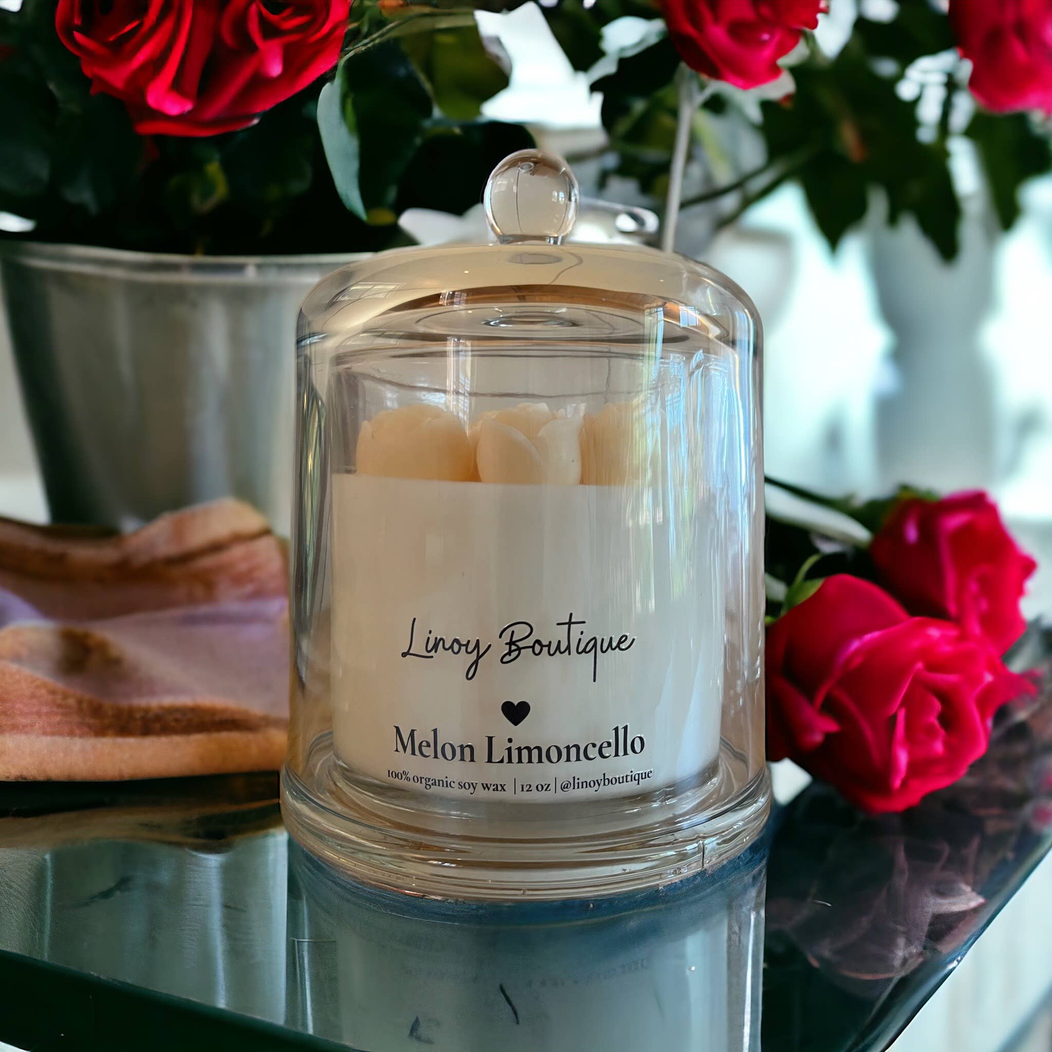 Linoy Boutique - Vendita all'ingrosso Candela in vasetto - Candela in Barattolo con Campana12