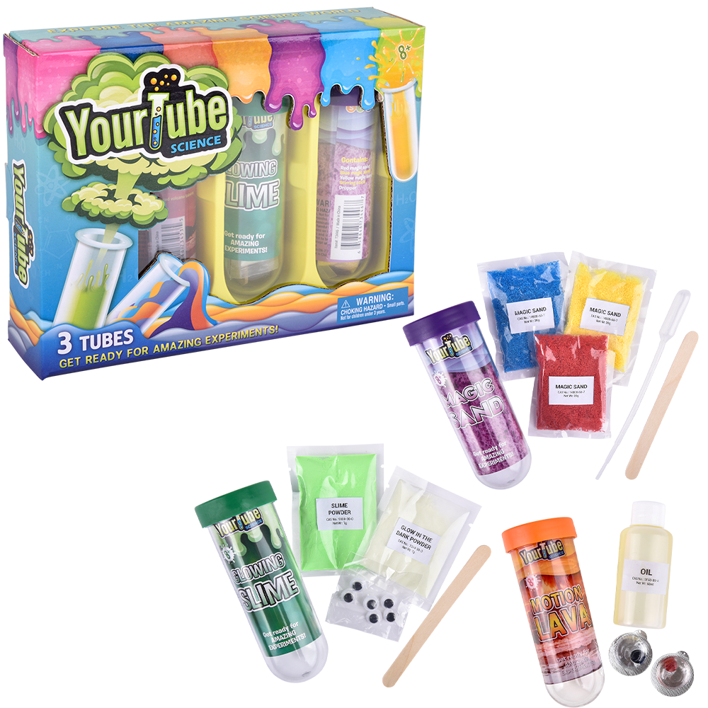 The Toy Network - Wholesale Science & Math Book - EDU-STEM TUBE SCIENCE WONDER KIT4