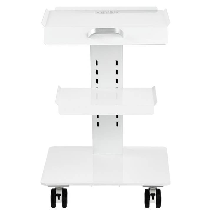 39F Inc. - Wholesale Free Standing Shelf - 3 Tier Stainless Steel Rolling Lab Cart with Wheels for Clin8