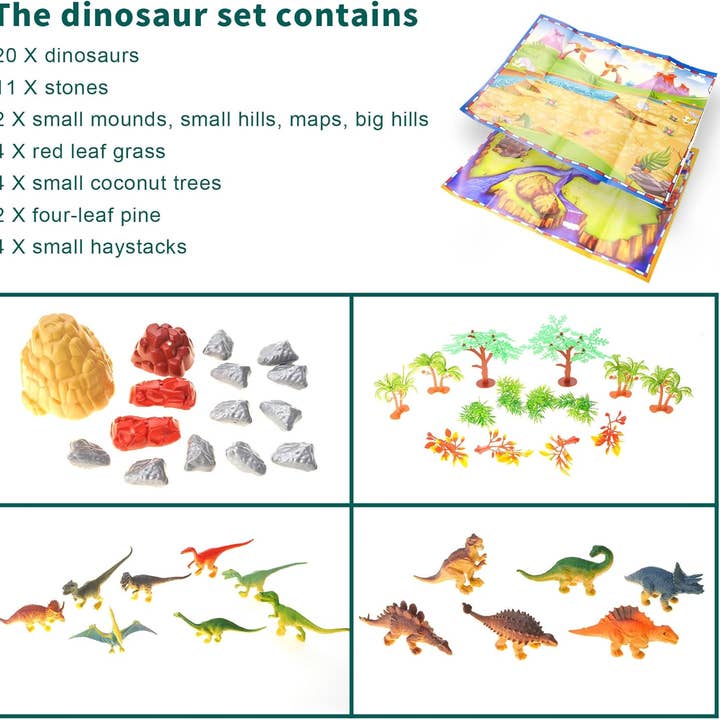 AZ Trading & Import (Toys, RC Toys & More) - Wholesale Toy Set - Kids - 50 Piece Dinosaur Play Set7